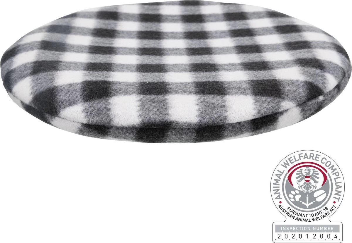 Trixie Warmtekussen Voor De Magnetron Zwart&Wit - - ø 26 Cm 6 Trixie Warmtekussen Voor De Magnetron Zwart&Wit - - ø 26 Cm - Afbeelding 6