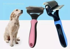 Merkloos Hondenborstel - Hondenkam 2-1 Met Vlooienkam - Klittenvrij Ondervacht - Ontwarringskam -Pet Care Verkoop 1200x840 1