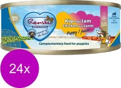 24x Renske Blik Vers Gestoomd Complete Menu Puppy Kip - Lam 95 Gr -Pet Care Verkoop 1200x868 1