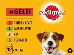 Pedigree Adult Honden Natvoer - Vlees & Gevogelte In Gelei - 4 X 6 Stuks -Pet Care Verkoop 1200x883 3
