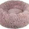 District 70 FUZZ - Hondenmand Comfortabel En Zacht Pluche - Zand, Oudroze, Donkergrijs En Lichtgrijs In S/M/L/XL - Maat: Large, Kleur: Zand