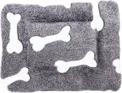 Nobleza Benchkussen - Dierenkussen - Hondenkussen - Kattenkussen - Benchmat - Dierenmat - Hondenmat - Kattenmat - Grijs - Maat S -Pet Care Verkoop 1200x907 2