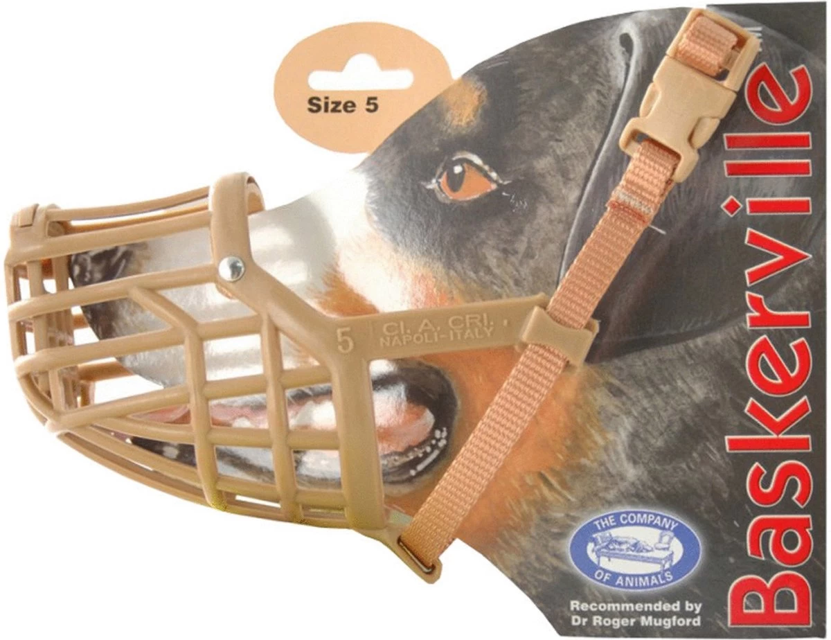 Baskerville Classic Muzzle Muilkorf - Maat 5 1 Baskerville Classic Muzzle Muilkorf - Maat 5