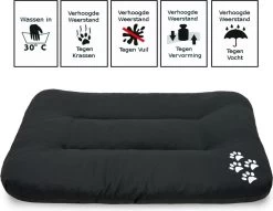 Hondenkussen XXXL - Zwart - 85 X 120 X 14 -Pet Care Verkoop 1200x926 7