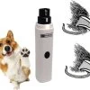 By Fredge® Elektrische Nagelvijl Voor Huisdieren - Nagel Trimmer Hond, Kat En Konijn - Nagelvijl Huisdieren - Nagel Vijl Kat - 100% Veilig - USB Oplaadbaar - Lage Vibratie En Geluid - Draadloos - Wit