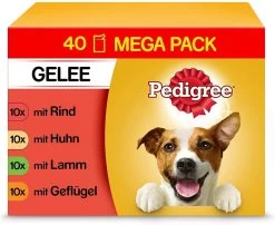 Pedigree Nat Hondenvoedsel 40 Zakjes Van 100gr = 4 Kg Nat Hondenvoer -Pet Care Verkoop 1200x979