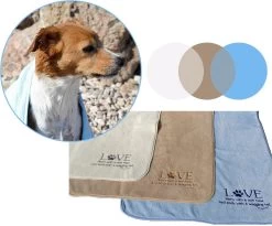 Pepets© – Hondenhanddoek – Honden Handdoek – Microvezel Handdoek – Handdoek Hond – Hondendeken – Droogdoek Hond – Dierendeken – Absorberend – 100*50CM - Beige - GRATIS Zonnebril -Pet Care Verkoop 1200x995 2