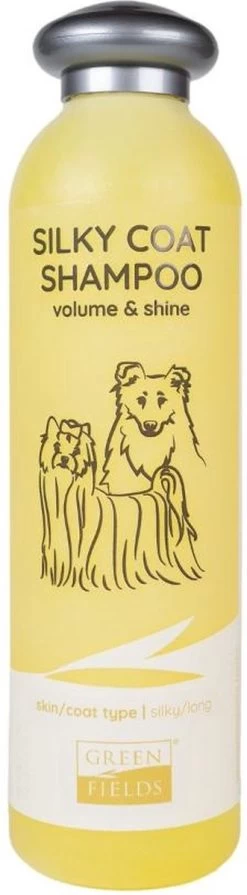 Greenfields Hondenshampoo Voor Langharige Vacht - Zorgt Voor Een Zijdezachte Glanzende Vacht - Inhoud 270 Ml - Hondenshampoo Langharige Vacht -Pet Care Verkoop 331x1200