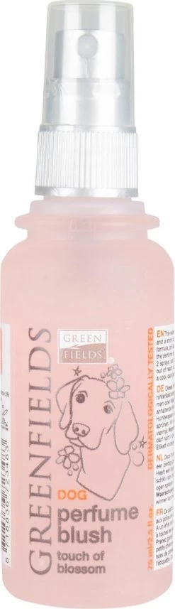 Hondenparfum Spray In 4 Geuren - Greenfields - Alchoholvrije En PH Neutrale Formule Tegen Onaangename Geurtjes - 50ml - Exotic -Pet Care Verkoop 346x1200
