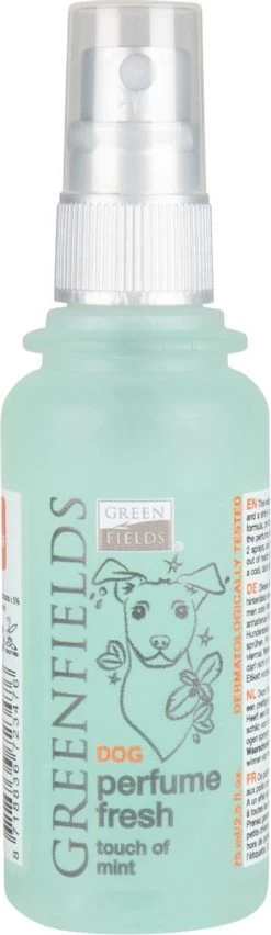 Hondenparfum Spray In 4 Geuren - Greenfields - Alchoholvrije En PH Neutrale Formule Tegen Onaangename Geurtjes - 50ml - Exotic -Pet Care Verkoop 348x1200