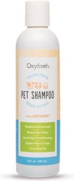 Oxyfresh Pets Hondenshampoo & Kattenshampoo - 237ml - Diervriendelijke Shampoo Voor Honden En Katten Zonder Irriterende Bestanddelen -Pet Care Verkoop 493x1200