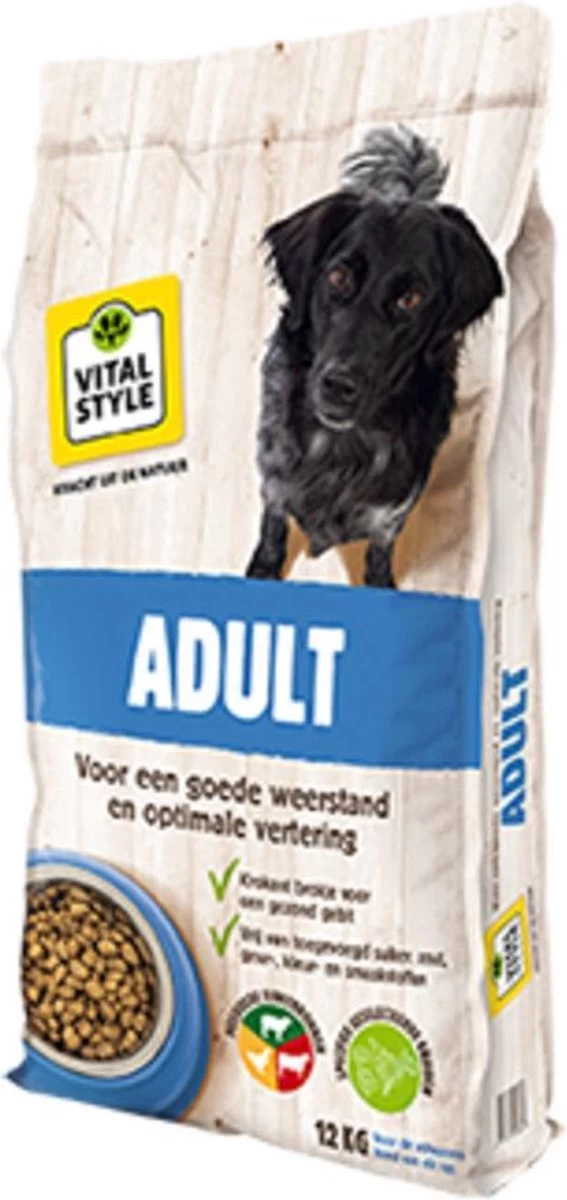 VITALstyle ADULT - Hondenbrokken - 12 Kg 10 VITALstyle ADULT - Hondenbrokken - 12 Kg - Afbeelding 10