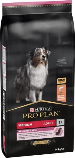 Pro Plan Medium Adult Sensitive Skin - Honden Droogvoer - Zalm - 14 Kg 21 Pro Plan Medium Adult Sensitive Skin - Honden Droogvoer - Zalm - 14 Kg -Pet Care Verkoop 568x1200
