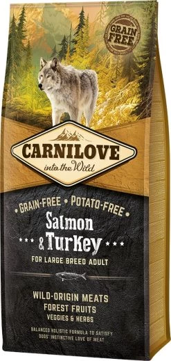 Carnilove Salmon / Turkey Adult Large Breed -Pet Care Verkoop 571x1200 1