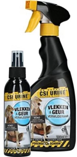 CSI Urine Vlek En Geurspray Puppy En Hond 500 Ml -Pet Care Verkoop 591x1200 1