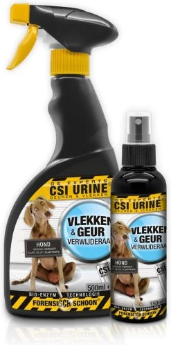 CSI Urine Vlek En Geurspray Puppy En Hond 500 Ml -Pet Care Verkoop 595x1200