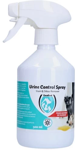 Excellent Urine Control Spray - Makkelijk Urinevlekken En -geuren Verwijderen - Geschikt Voor Alle Dieren - 500 Ml