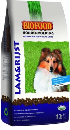 Biofood Hondenvoer - Lam & Rijst - 12.5 Kg -Pet Care Verkoop 649x1200 1
