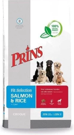 Prins Fit Selection Zalm/Rijst - 15 KG -Pet Care Verkoop 658x1200 2