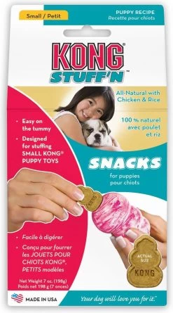 Kong Stuff 'N Mini Snacks Puppy Hondensnack - Kip & Rijst -Pet Care Verkoop 666x1200