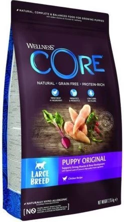 Wellness Core Grain Free Large Breed Puppy Kip - Hondenvoer - 10 Kg -Pet Care Verkoop 671x1200