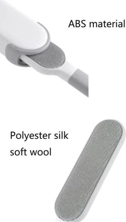 IGOODS - Pet Hair Remover - Hond & Kat Roller Brush - Dubbelzijdig Bont Ontharingsgereedschap Met Zelfreinigende Basis - Reismaatborstel - Voor Kleding - Bank - Tapijt - Autostoel GRIJS -Pet Care Verkoop 686x1200