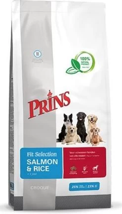 Prins Fit Selection Zalm/Rijst - 15 KG -Pet Care Verkoop 687x1200 2