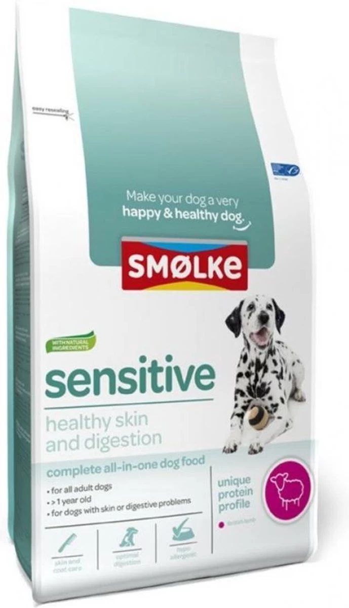 Smolke Sensitive - Hondenvoer - 3 Kg 1 Smolke Sensitive - Hondenvoer - 3 Kg