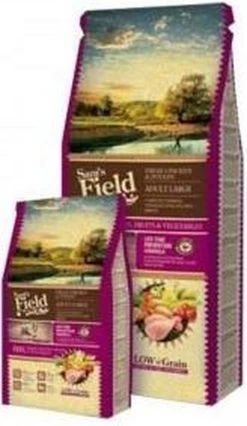 Sam's Field Adult Large - Kip & Aardappel - 13 Kg -Pet Care Verkoop 695x1200 1
