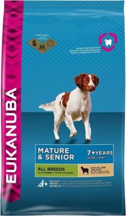 Eukanuba Dog Mature & Senior - Alle Rassen - Lam & Rijst - Droogvoer - 12 Kg -Pet Care Verkoop 703x1200