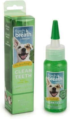 Tropiclean Fresh Breath Clean Teeth Oral Care Gel - Gebitsverzorging - Mint 59 Ml -Pet Care Verkoop 715x1200 3