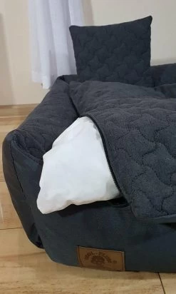 Merkloos Hondenmand Antraciet 120x90 Cm - Wasbaar Hondenkussen - Waterdicht Hondenbed -Pet Care Verkoop 720x1200 8