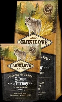 Carnilove Salmon / Turkey Adult Large Breed -Pet Care Verkoop 733x1200 1