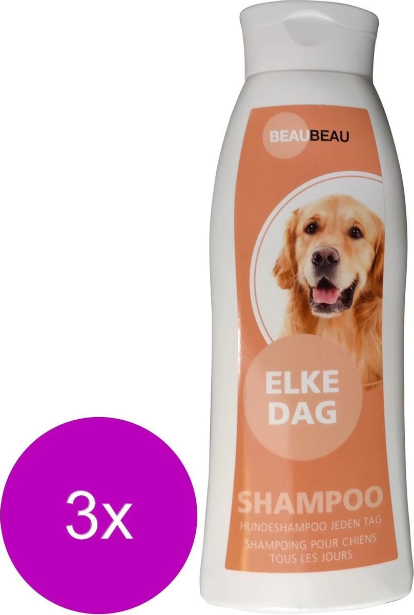 Beaubeau Hondenshampoo Elke Dag - Hondenvachtverzorging - 3 X 500 Ml 1 Beaubeau Hondenshampoo Elke Dag - Hondenvachtverzorging - 3 X 500 Ml