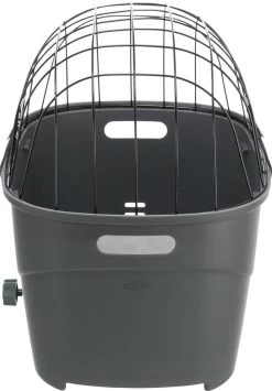 Trixie Fietsmand Voor Bagagedrager Met Draadkoepel Kunststof Grijs (46X36X47 CM) -Pet Care Verkoop 836x1200