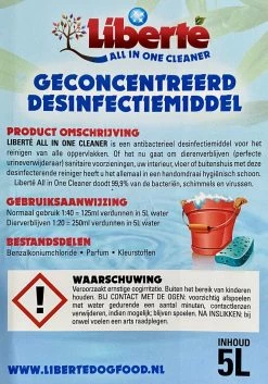 Geurverwijderaar - Liberté All In One Cleaner - Desinfectie - Dieren - Huis - Auto - Kantoor - Schoonmaakmiddel - 5L - Vanilla & Wild Berry 5 Geurverwijderaar - Liberté All In One Cleaner - Desinfectie - Dieren - Huis - Auto - Kantoor - Schoonmaakmiddel - 5L - Vanilla & Wild Berry -Pet Care Verkoop 840x1200 2
