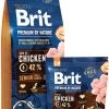 Brit Premium By Nature Hondenvoer Senior S/M 15 Kg - Hond