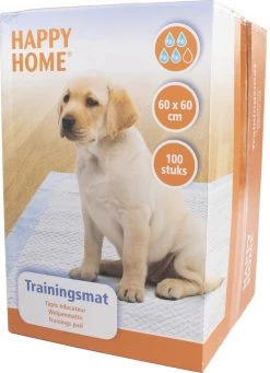 Happy Home Trainingsmat - Zindelijkstraining - 100 Stuks - 60X60 Cm -Pet Care Verkoop 870x1200 1