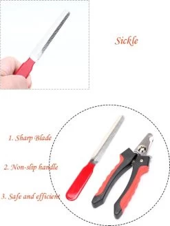 Merkloos Professionele Nagelknipper Met Nagelvijl - Nagelschaar Voor Dieren - Met Veiligheidsslot Inclusief Vijl - 16 CM -Pet Care Verkoop 905x1200 2