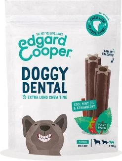 Merkloos Edgard & Cooper Doggy Dental Sticks Aardbei - Frisse Muntolie Small -Pet Care Verkoop 913x1200 10