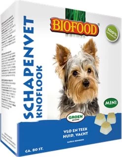 Biofood Schapenvet Maxi Bonbons - Knoflook - 40 Stuks -Pet Care Verkoop 933x1200 1