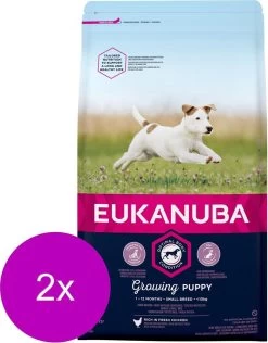 Eukanuba Growing Puppy Small Breed Kip - Hondenvoer - 2 X 3 Kg -Pet Care Verkoop 938x1200 1