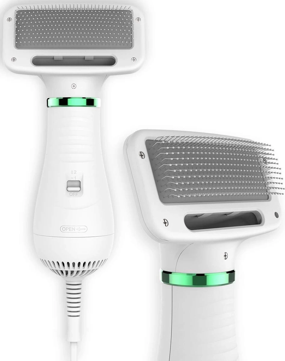 Merkloos HondenFöhn En Borstel - RVS Borstel - Huisdieren - 2 In 1 Hondenföhn 3 Merkloos HondenFöhn En Borstel - RVS Borstel - Huisdieren - 2 In 1 Hondenföhn - Afbeelding 3