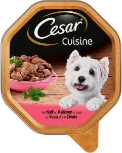 Cesar Cuisine Honden Natvoer - Kalf & Kalkoen In Saus - 14 X 150 Gr -Pet Care Verkoop 953x1200 4