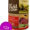 Sam's Field Blik True Meat - Rund&Pompoen&Erwt - Hondenvoer - 12 X 400 G