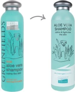 Greenfields - Krachtige Hondenshampoo Met Aloe Vera - Inhoud 270 Ml Of 5 L - 270 Ml -Pet Care Verkoop 989x1200 2