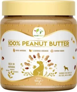 Pawfect Pindakaas Voor De Hond Naturel 100 Gr.