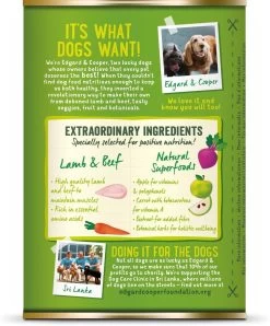 Edgard & Cooper Lam & Rund Blik - Voor Volwassen Honden - Hondenvoer - 12 X 400g -Pet Care Verkoop 996x1200 3