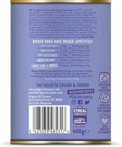 Edgard & Cooper Rund Blik - Voor Volwassen Honden - Hondenvoer - 12 X 400g -Pet Care Verkoop 996x1200 5