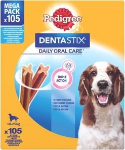Pedigree Dentastix Kauwstaven - Gebitsverzorgende Hondensnacks - Medium - 105 Stuks -Pet Care Verkoop 998x1200 2